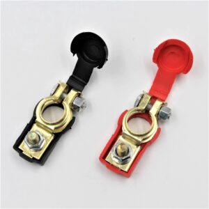 Battery clip 17mm Iron with Brass