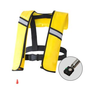Automatic inflatable LIFE JACKET YELLOW
