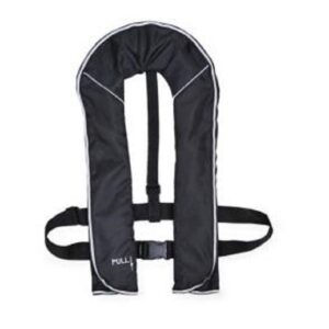 Automatic inflatable LIFE JACKET BLACK