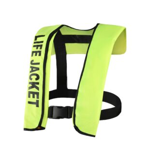 Automatic inflatable LIFE JACKET GREEN