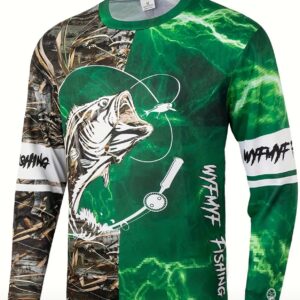 Fishing Shirt green & black